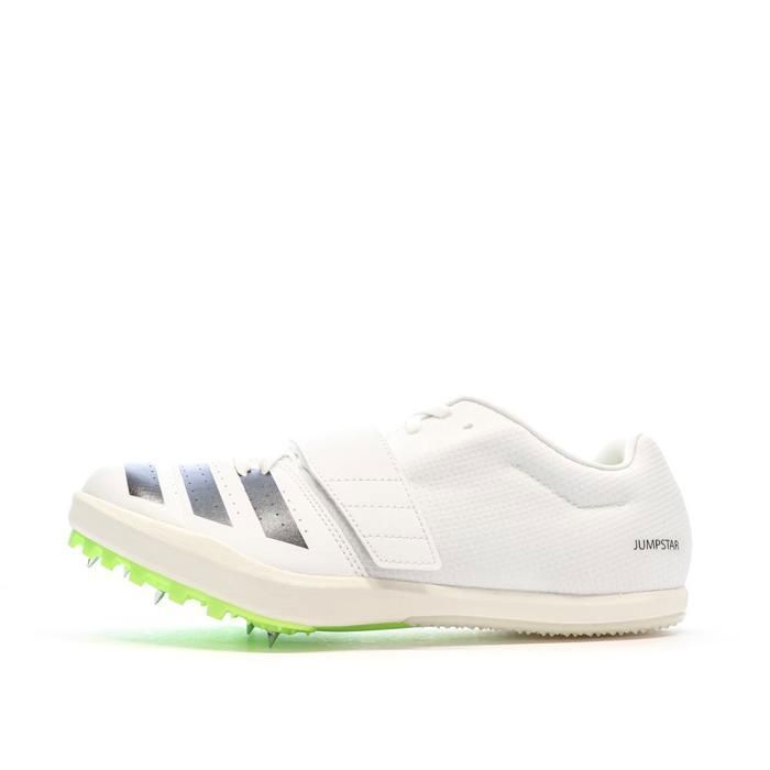 Chaussures dAthlétisme Blanches Homme Adidas Jumpstar