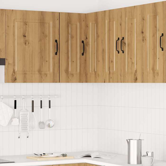 STAR - Meuble mural dangle de cuisine/Armoire haute Kalmar - chêne artisanal LL321