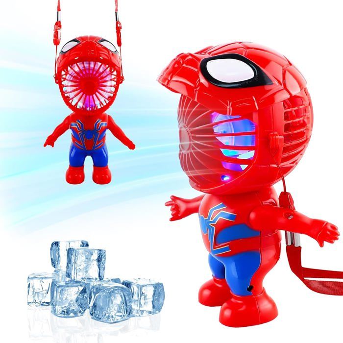 ®RisingFF Ventilateur portable mini ventilateur rechargeable araignée pour enfants ventilateur silencieux USB - Risingff