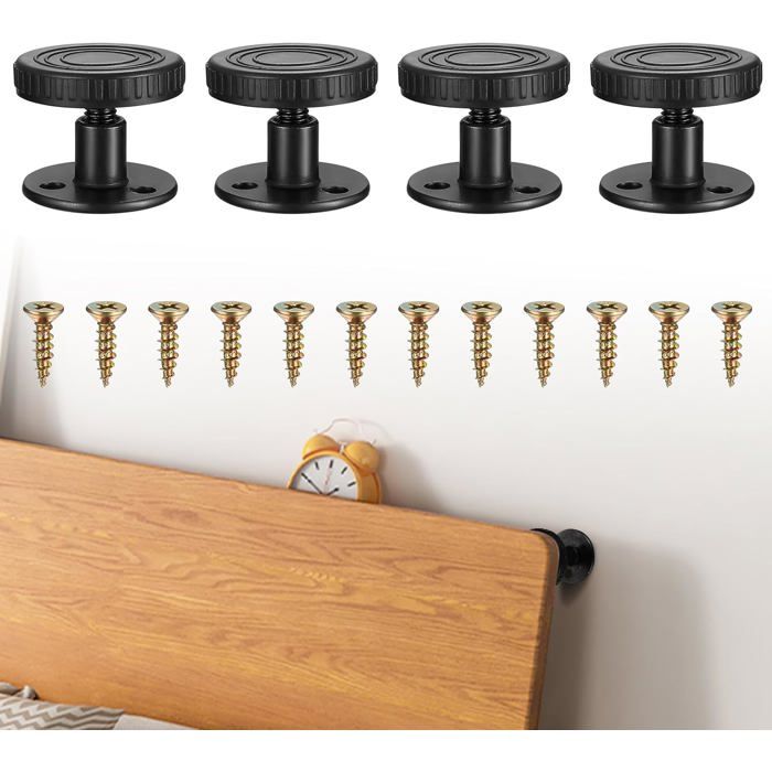 4 Pcs Pied de Meuble Reglable 26-40mm Pied Meuble ReglablePieds de Nivellement pour Meuble Pieds de Meubles Réglables