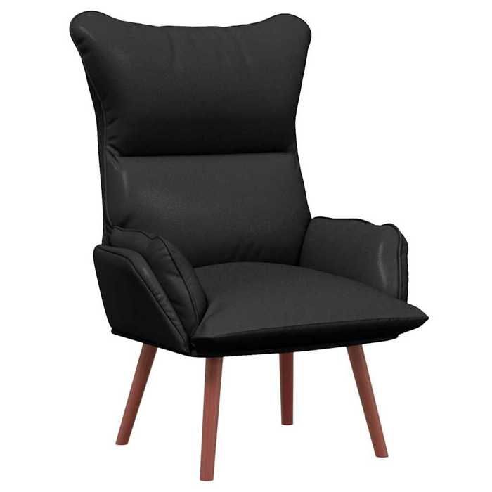 NEUF 2026 CHIC Chaise simple SWEETY Fauteuil de salon 1 PLACE Noir 69x74x93 cm Simili cuir FF4810