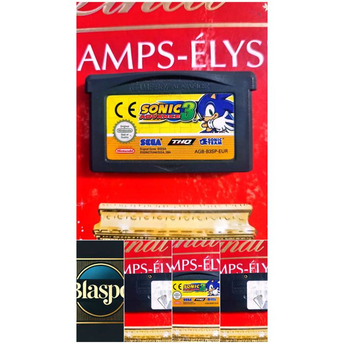 Nintendo Sonic Advance 3 – Jeu Game Boy Advance Gba – Cartouche Seul Pal Eur – Sega / Thq