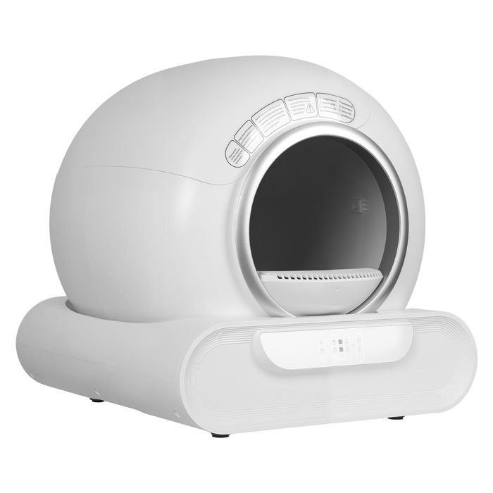 Litière automatique électrique pour chats - grande capacité entrée basse désodorisation contrôle à distance
