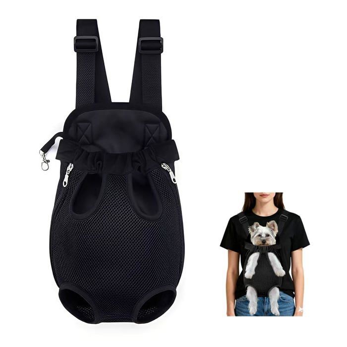 Sac à Dos pour Animaux de CompagnieSac Transport Chien Chat RespirantPet Travel BackpackSacs de Voyage Animaux RéglableM