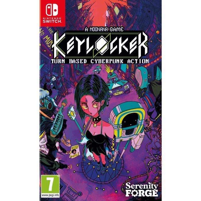 Keylocker Turn Based Cyberpunk Action Nintendo Switch - vue 2
