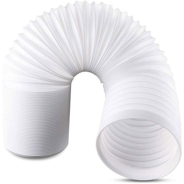 Tuyau dÉchappement de Climatiseur Portable - 15m - Tuyau Climatiseur Mobile de 150mm de Diamètre avec Filetage Anti-Horaire