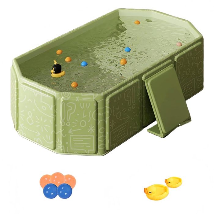 Baignoire pliante 75 x 45 x 25 cm Durable facile à ranger Système de vidange pratique Base antidérapante Convient chats aux chiens