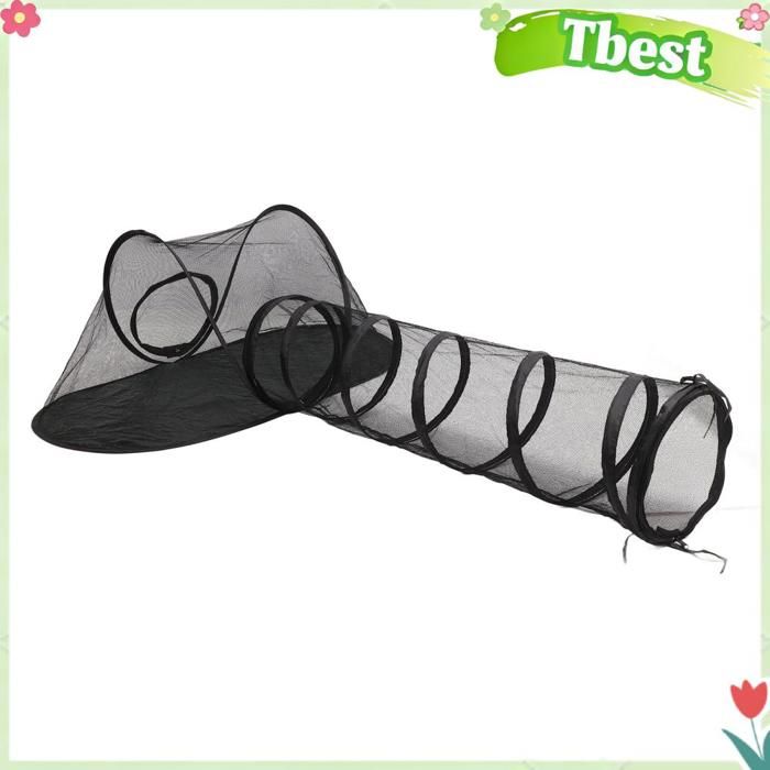 Enclos extérieur pour chats avec tunnel grande tente portable pour animaux de compagnie pour chats petits animaux installation