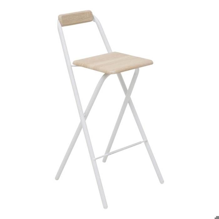 Chaise de bar Louna H.98cm beige - 5five Chaise de bar Louna H.98cm beige - 5five