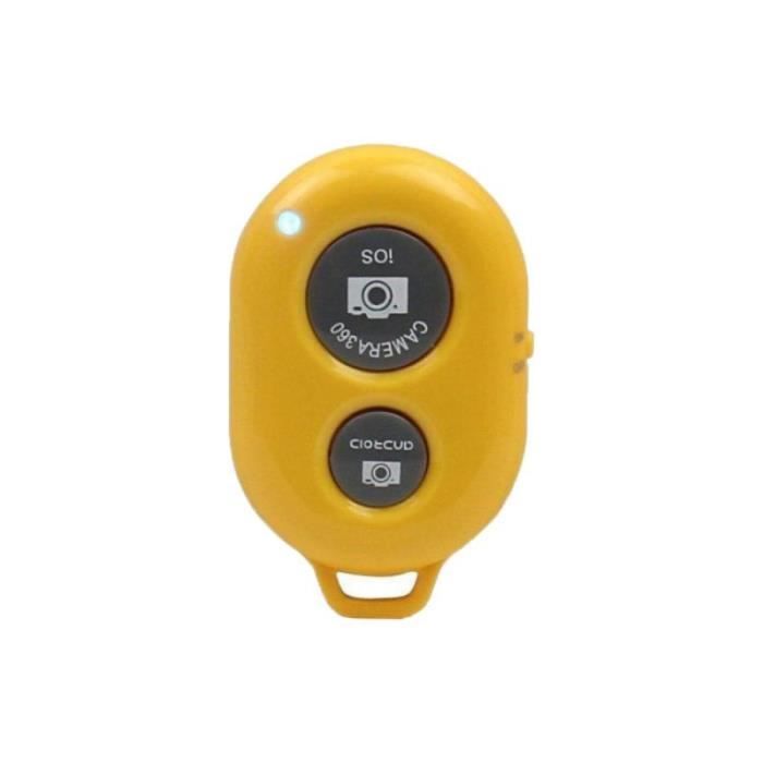 Télécommande Bluetooth Pour Appareil Photo Smartphone - Bouton Retardateur Selfie - Portée 10-15 M - Pile CR2032 - 3