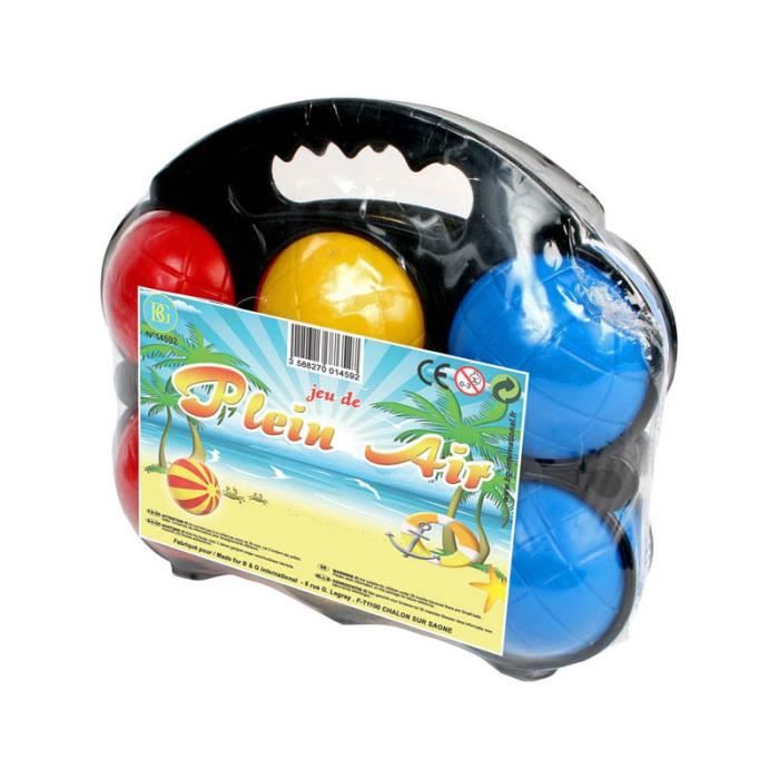Kit Pétanque En Mousse 6 Boules + Cochonnet + Sac - Sécurisé Pour Intérieur/extérieur - Enfants Et Adultes - Marque La Belle Boule