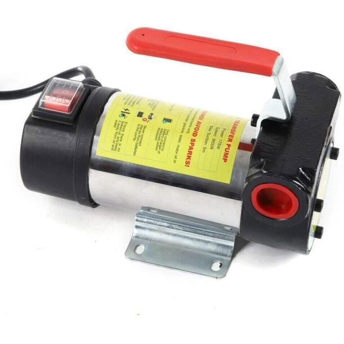 Pompe à gasoil - fioul - mazout 12V utilisation sur batterie