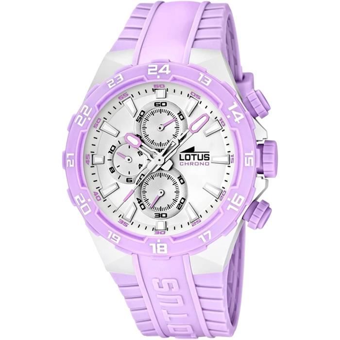 Montre Femme Quartz Dorée Avec Bracelet Décor Pierres Roses - Occasion, Fonctionne