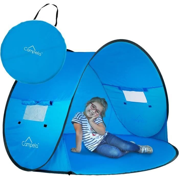 Tente anti-moustique portable en maille filet pliable pour voyage, camping – autoportant, auvent 3 portes et filet de tente de lit à la maison