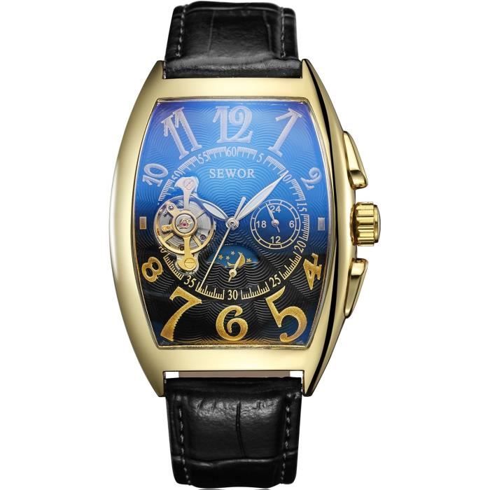 Montre Vintage Mulco Automatique Homme Avec Phase De Lune - Occasion - Pièce Rare