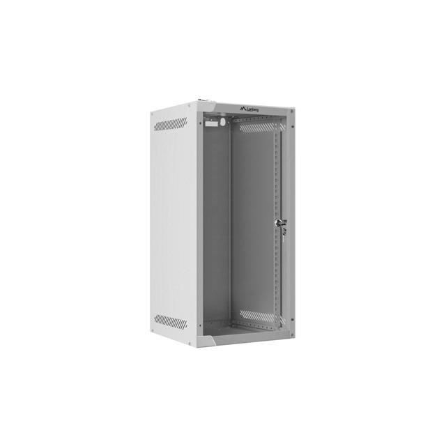 Armoire rack murale 12U - Lanberg - Porte verre