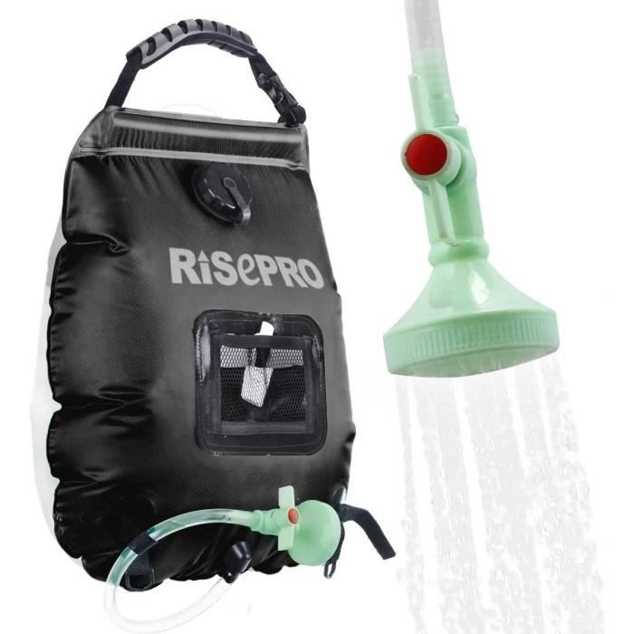Camping Douche Sac solaire Sac bain douche portable 20L avec