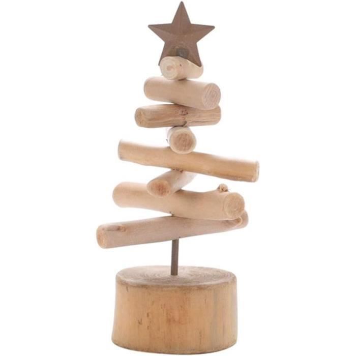 Petit Sapin De Noël En Bois Mini Sapin De Noël Miniature