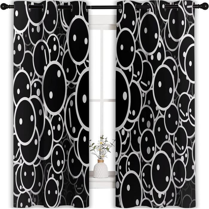 Rideaux Fantômes Horreur Halloween – Lot De 2 – Décoration Fenêtre Ou Porte – Ambiance Effrayante Intérieur