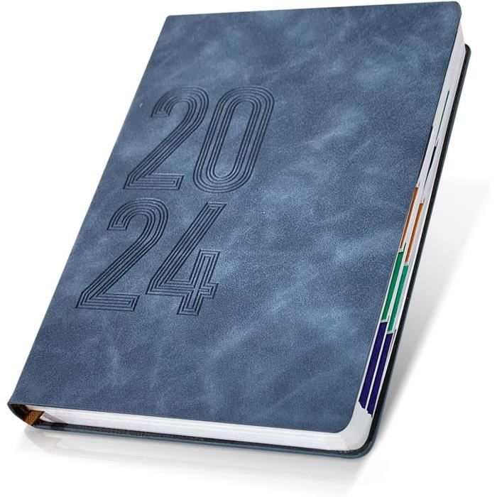 Carnet Budget Personnel Bleu PU - 80 Feuilles, 17,6x10 Cm, Suivi Dépenses Mensuelles, Léger Et Portable