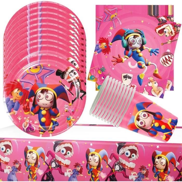 Kit Vaisselle Anniversaire Basketball 43 Pièces - Assiettes, Tasses, Serviettes, Nappe Pour Fête Enfant Et Adulte