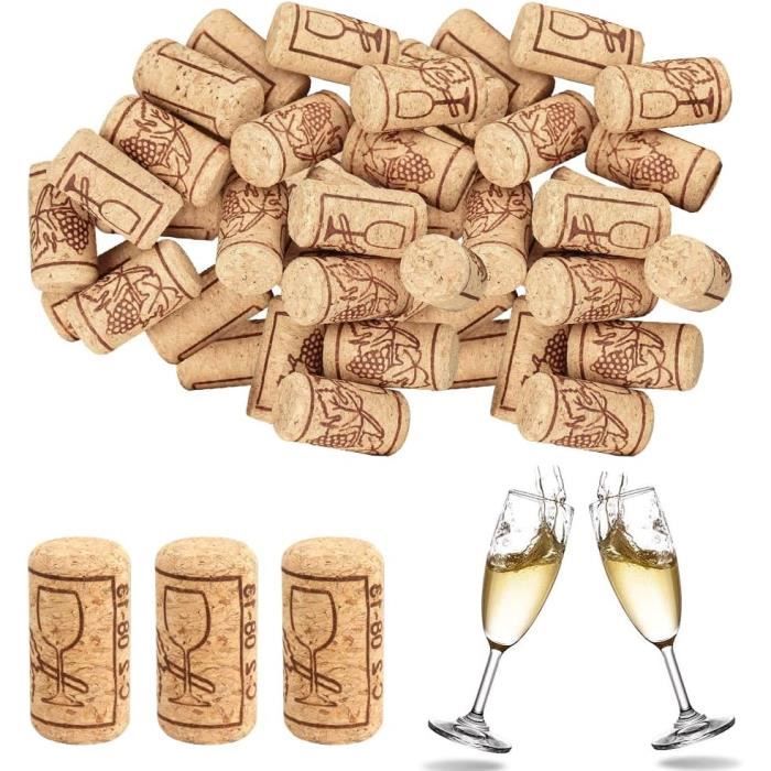Lot De 8 Bouchons De Vin En Silicone Réutilisables - Conservation Fraîcheur Noir