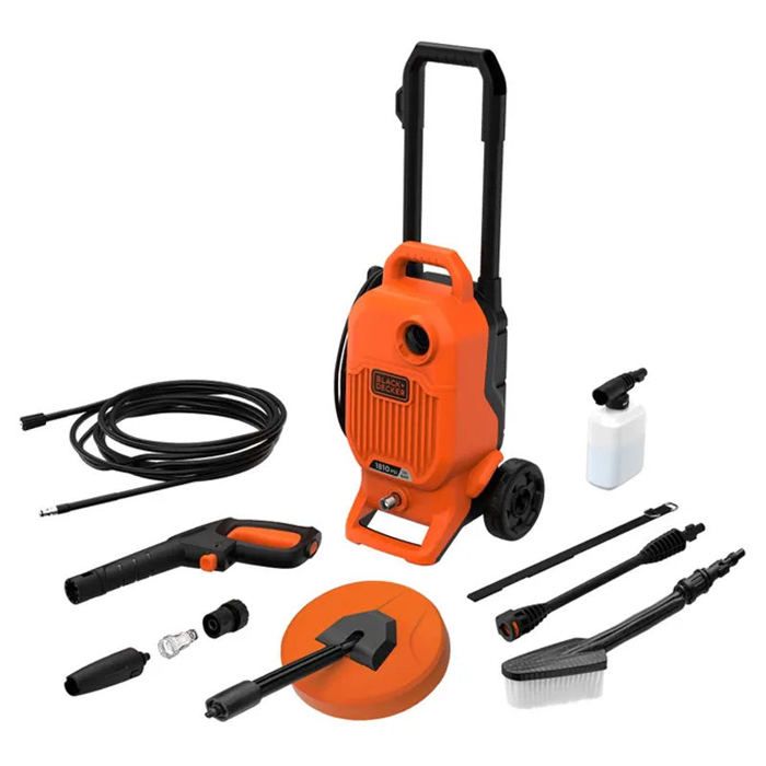 Nettoyeur Haute Pression +DECKER BEPW1700KIT QS 125 bar Kit Terrasse