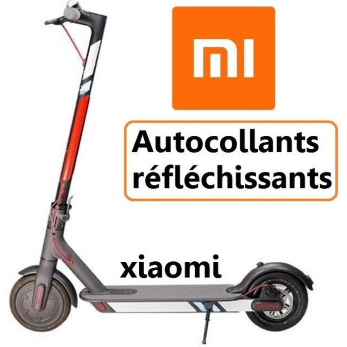 Autocollants Réfléchissants Pour Trottinette Xiaomi M365 - Orange - Pack De 4 Bandes - Sécurité Visibilité Nuit