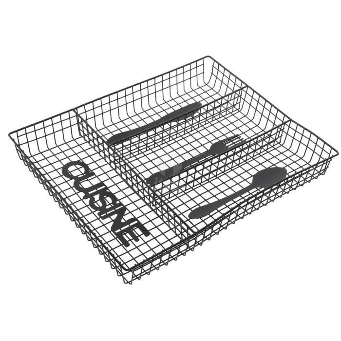 Organisateur De Tiroir Suli - Range-couverts Ajustable 13 Compartiments - Pour Cuillères, Fourchettes Et Couteaux