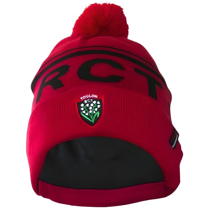 Bonnet SA Rugby Union Tricot Doux Vert Forêt Jaune Brodé - Taille Unique