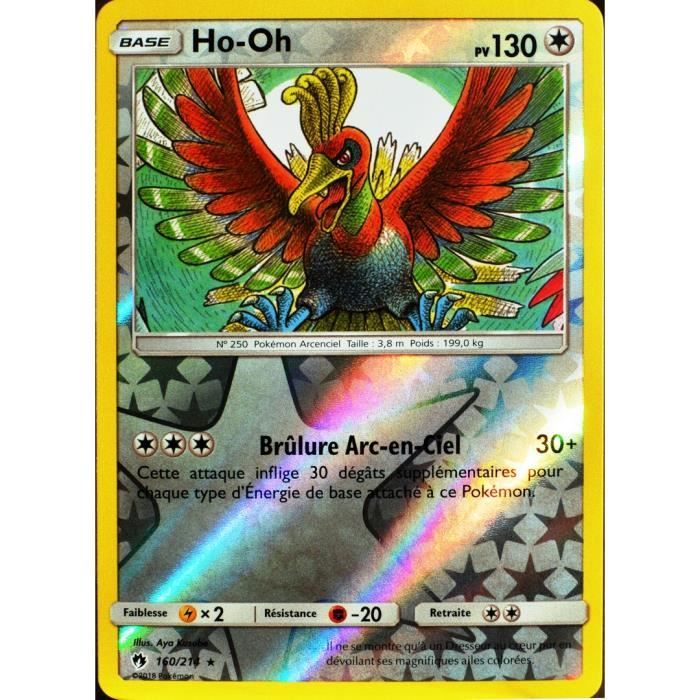 Carte Pokemon 160 214 Ho Oh Reverse Sl8 Soleil Et Lune Tonnerre Perdu Neuf Fr Cdiscount Jeux Jouets Carte Pokemon 160 214 Ho Oh Reverse Sl8 Soleil Et Lune Tonnerre Perdu Neuf Fr Cdiscount Jeux Jouets