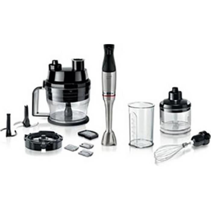 Bosch Haushalt ErgoMaster Serie 6 Mixeur plongeant 1200 W avec verre doseur, avec blender, multifonction, fouet , sans