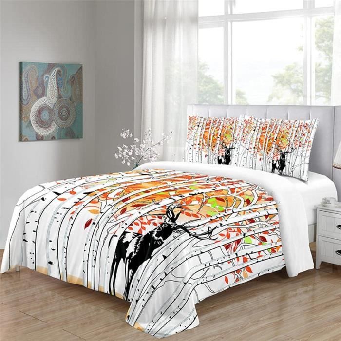 Housse De Couette-2 Personnes Logo De Superman Tissu en Polyester Doux