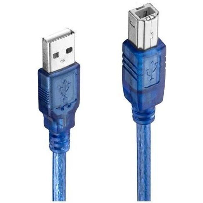 Câble d'Imprimante USB LES DONNÉES A-B POUR HP Imprimante Tout-en-un - Envy  Photo 6220 - Cdiscount Informatique