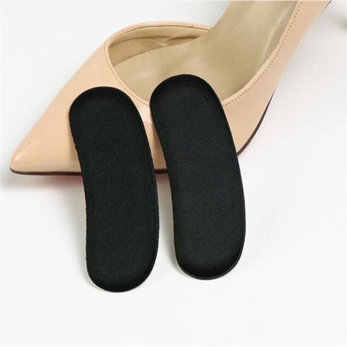 Separe orteil,Semelles intérieures en tissu collant pour chaussures,2 pièces,semelles arrière