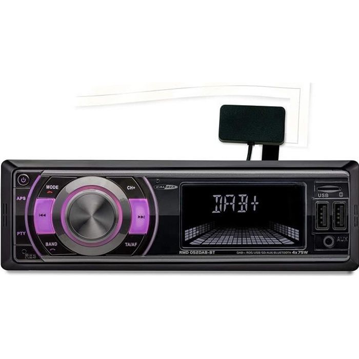 Autoradio - DAB+ FM Radio USB SD 4X 75W (RMD053DAB) | Caliber
