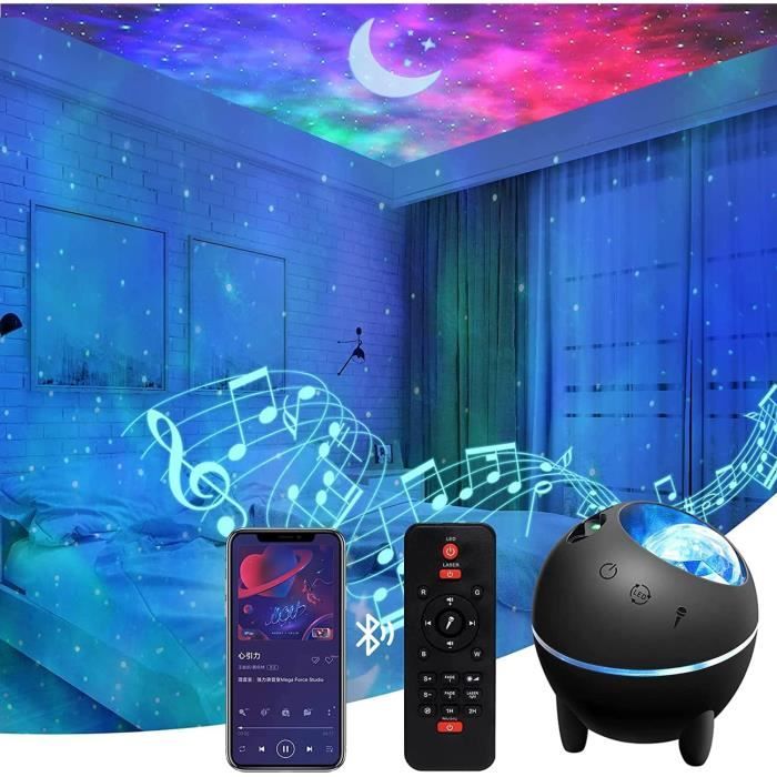 Togaga Projecteur Ciel Etoile, Océan Lampe Projecteur LED 8 Dynamique Projecteur Modes Galaxie