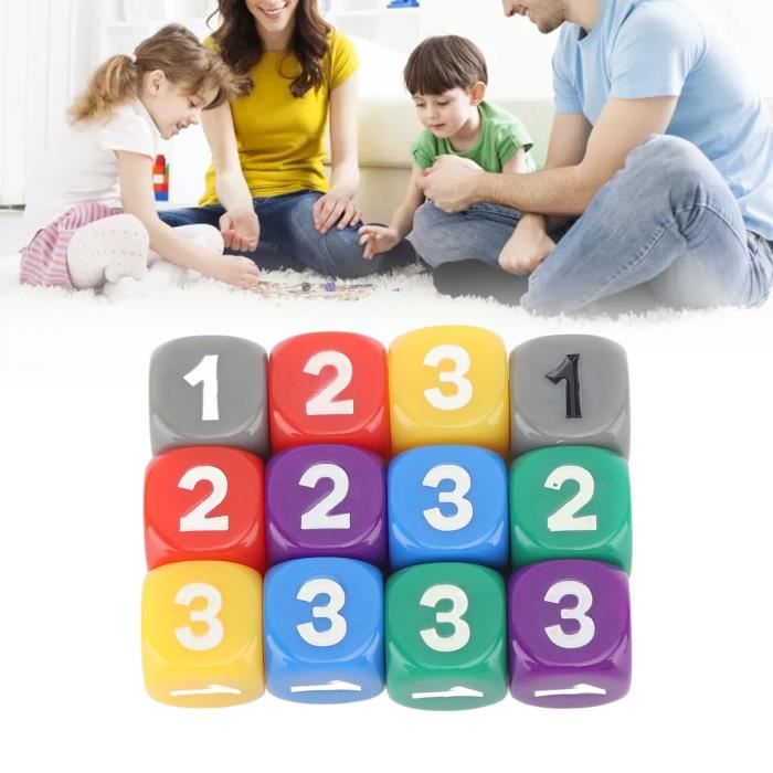30 Dés Colorés D6 Storm&Lighthouse - Pour Jeux De Société, Backgammon, D&D Et Soirées Entre Potes