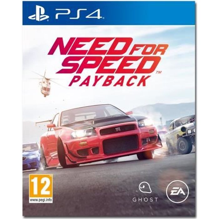 Elecar Jeu Vidéo - Electronic Arts - Need For Speed Payback - PS4 - Multilingue - 1 Joueur