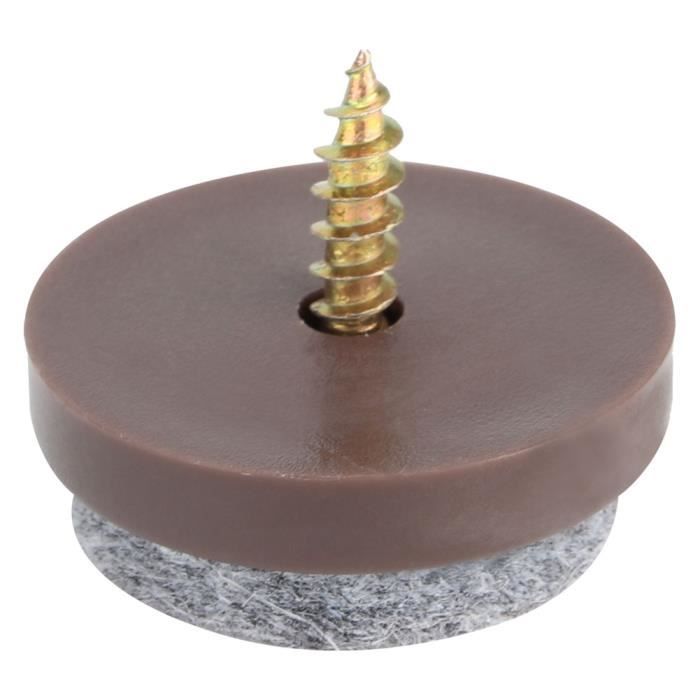 PATIKIL 14mm Embout De Chaise Rectangulaire Avec Patin