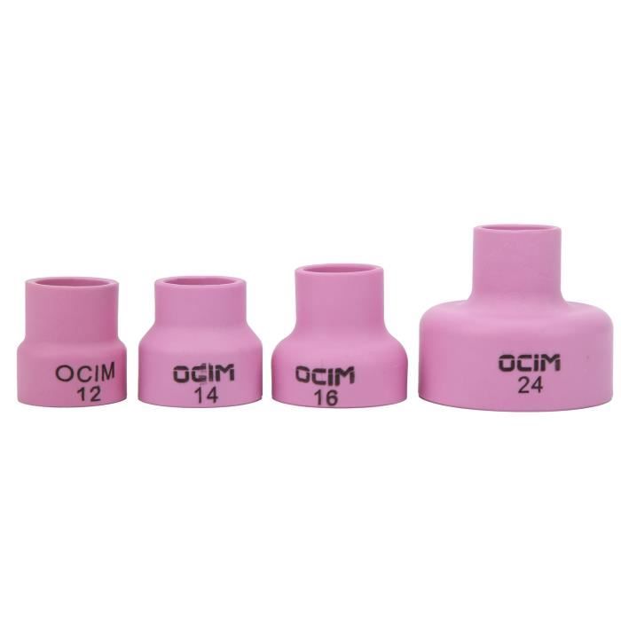 Set De 100 Coupelles De Soudage Céramique - Pour Torche TIG WP-17/18/26 - Résistantes à La Chaleur