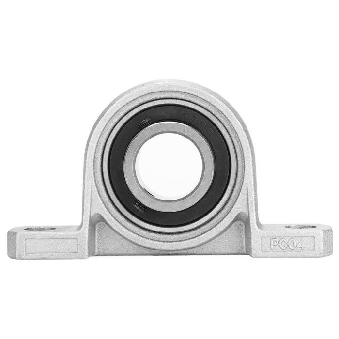 Palier Roulement KP004 20mm - 2 Paliers De Bloc D'Oreiller Bride Auto-Ajustable En Alliage De Zinc