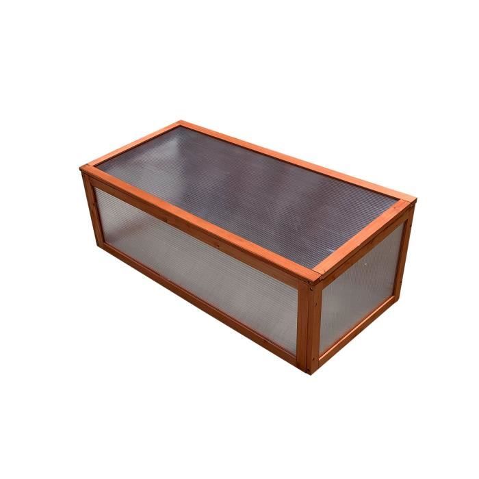 Serre de Jardin Gardiun Wooden I 90x41x32 cm en Bois et Polycarbonate