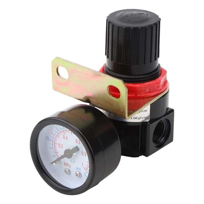 Baoblaze Régulateur M18x1.5 Pour Plongée – Valve Haute Pression 0-300bar, Manomètre, Métal Robuste