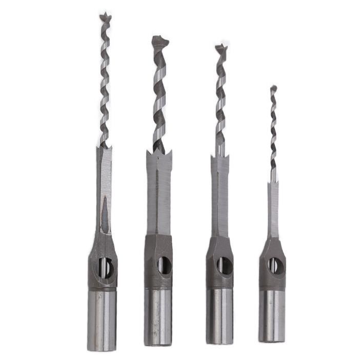 Adaptateur De Foret à Trou Carré En Acier Inoxydable Pour Perceuse - Support Mortaiseur
