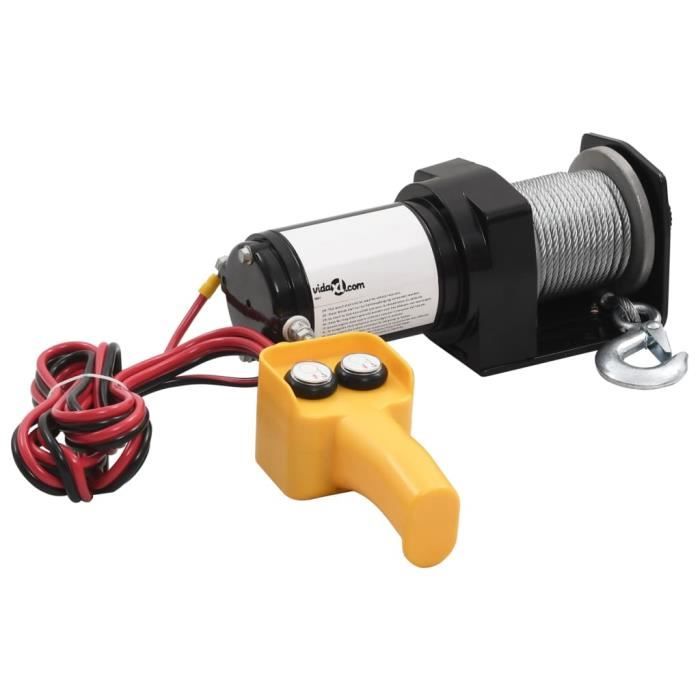 Treuil électrique 12 V 907 kg Télécommande filaire HILILAND --LIS POIS: 6 ★