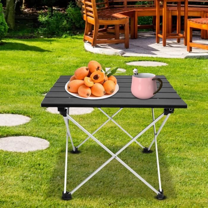 Table de camping pliante portable table de camping pour barbecue