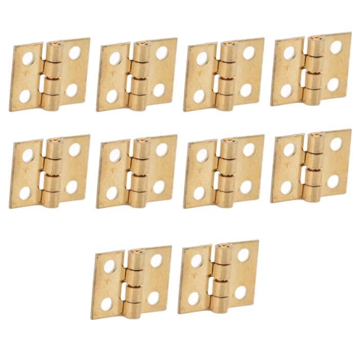 BricoShopping Paire De Charnières Pour Porte De Meubles Anciens En Bois Et Armoires De Style