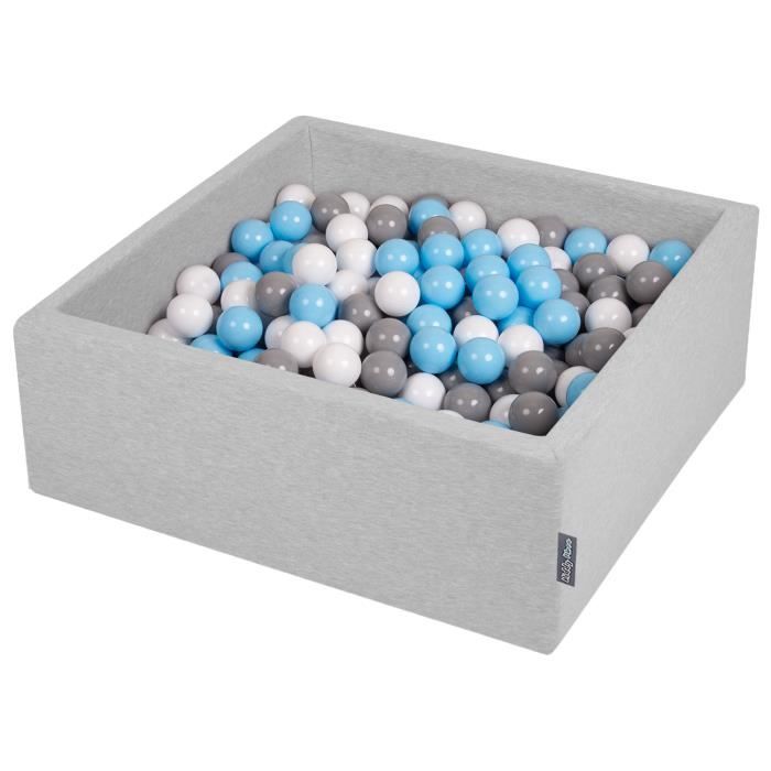 Piscine à Balles Pour Bébé Avec 200 Balles – Ronde, Pliable, En Mousse Souple, Diamètre 86 Cm