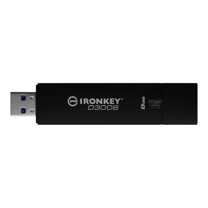 Clé USB IronKey D300S - KINGSTON - 32 Go - Chiffrée - FIPS 140-2 Level 3